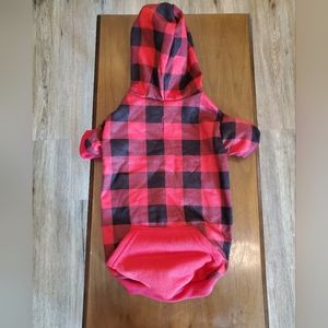 NWOT dog checked coat